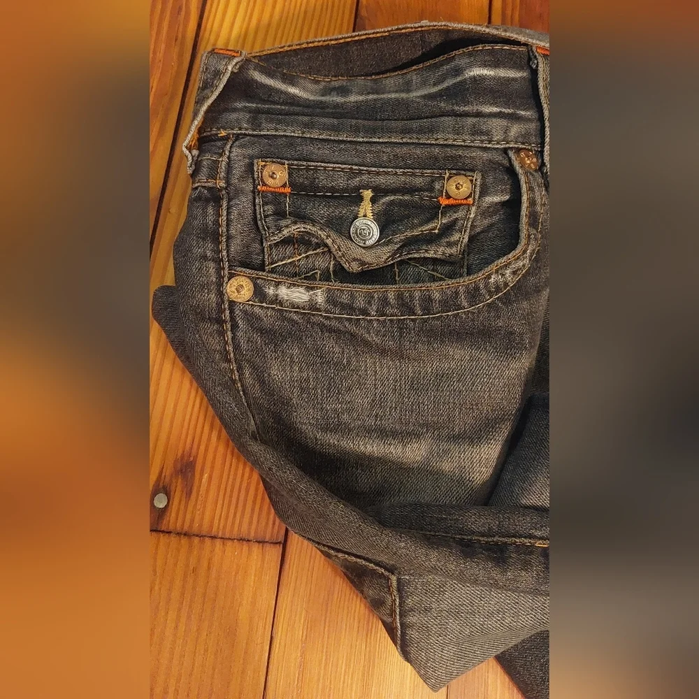 True Religion black straight